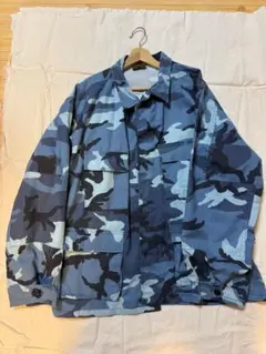 ミリタリージャケット　ブルー