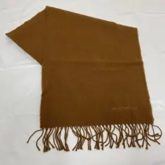 エンポリオアルマーニ マフラー ロゴ ウール100％ キャメル