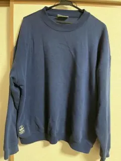 adidas アディダス　古着スウェット　1980年代　ネイビー