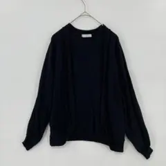 DRESKIP ドレスキップ ブラック カーディガン 長袖 Mサイズのサムネイル