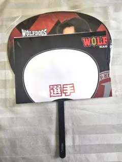 新品★未開封★非売品 ウルフドッグス名古屋25-26 #22 豊田譲 選手うちわ