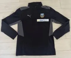 川崎フロンターレ XL　Puma ブラック ジップアップ 長袖