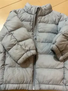 90cm ライトグレー 中綿コート