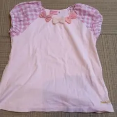 Hot Biscuits MIKI HOUSE ピンクTシャツ100