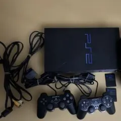 PlayStation 2 コントローラー、メモリーカード付き　箱無　ソフト6本