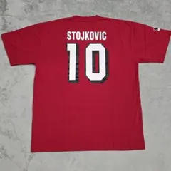 【未使用】ストイコビッチ　Tシャツ　白　L　名古屋グランパス　ピクシー　Jリーグ 未使用】ストイコビッチ Tシャツ 白 L 名古屋グランパス ピクシー J