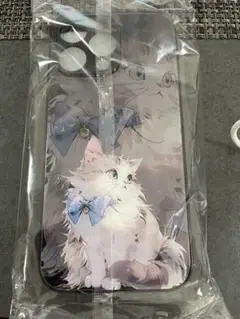 猫イラスト iPhone用ケース　iPhone16