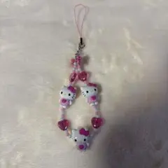 サンリオ フォンストラップ エンジェル（ピンク） ハローキティ - メルカリ