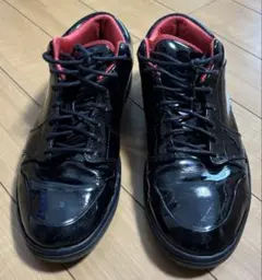 NIKE/ナイキエアジョーダン 1 ロー　 レトロ エナメルブラック