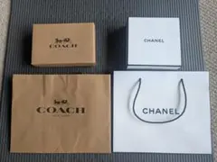 CHANEL　COACH　空き箱と紙袋のサムネイル
