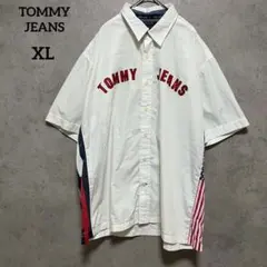 TOMMY JEANS 半袖シャツ XL トミージーンズ 海外古着