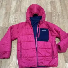 mont-bell フード付きダウンジャケット 150サイズリバーシブル