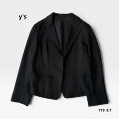 美品 y's ワイズ ジャケット サマーウール サイズ3 ヨウジヤマモト L 黒のサムネイル
