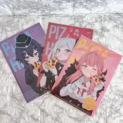 ★ブルーアーカイブ　ピザハットコラボ クリアファイル　３種類