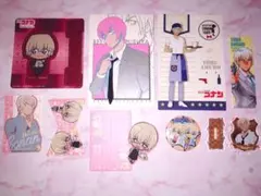 名探偵コナン 安室透 降谷零 バーボン 缶バッジ ポストカード アクスタ まとめ