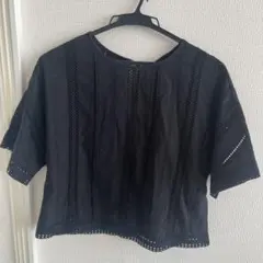 ザラ　カットソー　Tシャツ　プルオーバー　レース　半袖　コットン　XS 未使用品のサムネイル