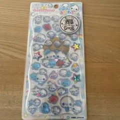 ぷくぷくあわわちゃん　光るジュエルプチドロップシール　ストーンつき