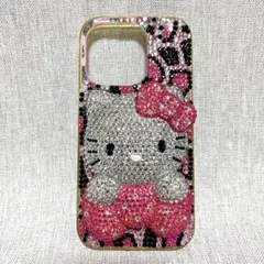 ハローキティ スマホケース アイフォン13pro ラインストーン 立体 3D