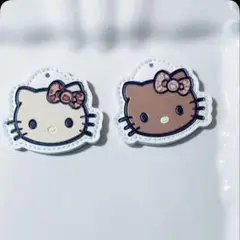 チャーム　1枚　130円　皮　合皮