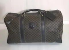 CELINE　マカダム　ボストンバッグ　大容量