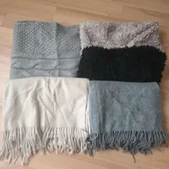 マフラー スヌード 5点セット