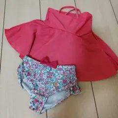 プティマイン　女の子セパレート水着80cm