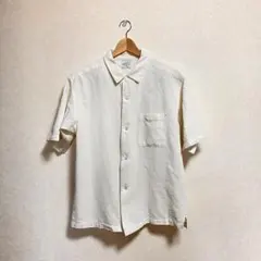 coen コーエン オープンカラー 開襟シャツ L