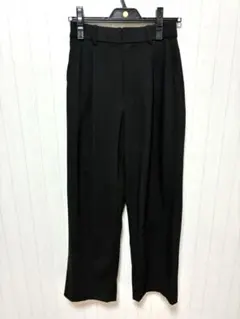 UNIQLO タックワイドパンツ Sサイズ ブラック