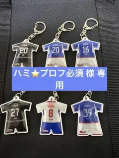 横浜F・マリノス　2024年 ユニフォームリフレクターキーホルダー6点セット