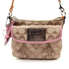 Coach Poppy accessory porch Pink Red Y2k - メルカリ