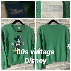 ビンテージ 00s ディズニー　レディースM スウェット　トレーナー　タキシード