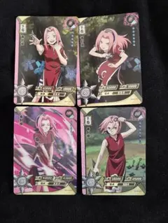 貴重 初期 NARUTO ナルト カードゲーム 春野サクラ R 他セット