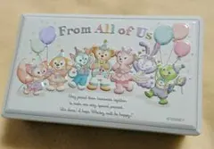 ダッフィー＆フレンズ 空き缶 From All of Us ディズニーシー