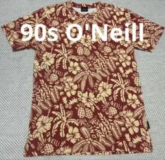 90s O'Neill オニール ハワイアンプリント Tシャツ L 古着