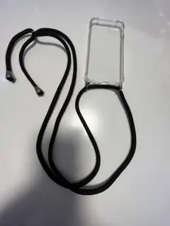 iPhoneケース。首掛けショルダーストラップ付き。