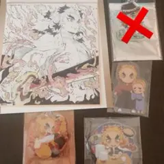 鬼滅の刃 煉獄さん アクリルチャーム 色紙 セット