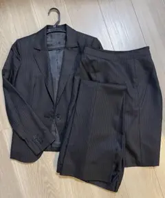 レディーススーツ3点 36(7号) The Suit Company　 ブラック