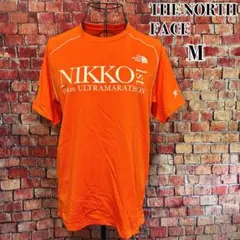 美品☆THE NORTH FACE　日光ウルトラマラソン　半袖Tシャツ　オレンジ