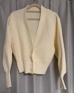 NATURAL BEAUTY BASIC アイボリー カーディガン