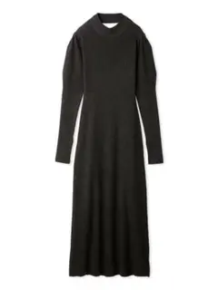 snidel:バックオープンリブニットワンピース