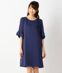 新品　anySIS　パーティードレス　ネイビー　２サイズ　９号　フォーマル