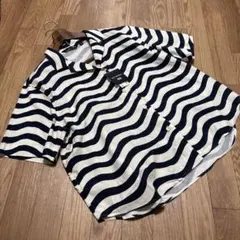 ユニクロ　マリメッコ　オープンカラーシャツ　リネン　麻　半袖　シャツ　ＸＬ