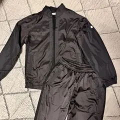 ASICS ブラック セットアップ ウィンドブレーカー Mサイズ レディース