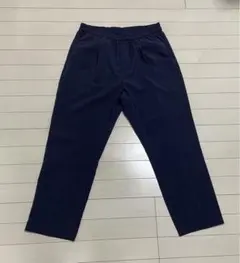 【最終値下げ】無印良品 ネイビー ワンタックパンツ メンズ XLのサムネイル
