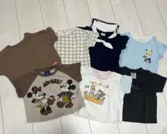 80 90 ベビー シャツ 半袖 セット