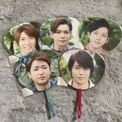 【新品/即購入可】嵐ブラストin 宮城 ミニうちわ 大野櫻井相葉二宮松本