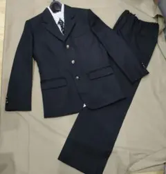 MB 子供　フォーマル　卒業式　黒スーツセット 150サイズ　 ネクタイ付き