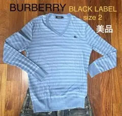 BURBERRY BLACK LABEL Vネックセーター size 2