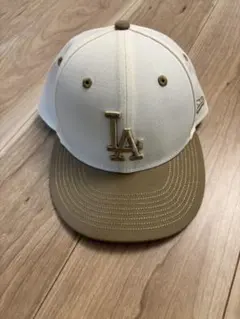 ニューエラNEW ERA キャップベージュペイズリー柄