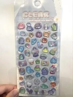 カラフルキャラクターシール ぷっくりシール　恐竜　正規品